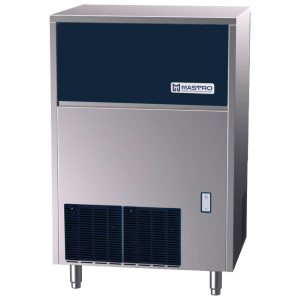 Mastro PRO – Produttore di ghiaccio a cubetti, raffreddamento ad aria, 95 kg/24 h – cubetti quadrati – BAA0083