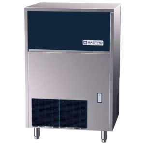 Mastro PRO – Produttore di ghiaccio a cubetti, raffreddamento ad acqua, 95 kg/24 h – BAA0039/W