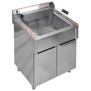 Mastro – Friggitrice elettrica per pasticceria su vano chiuso, 35 litri – AMZ0046