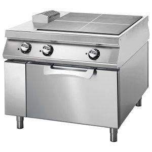 Virtus 900 – Tuttapiastra elettrica su forno elettrico statico, comandi 2 lati – VS110100TPFE