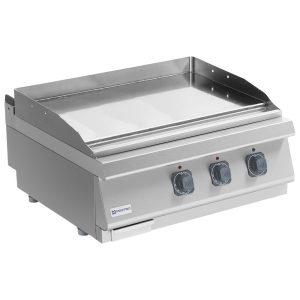 Fry-top elettrico da banco, piastra liscia