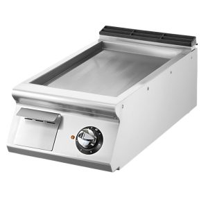 Fry-top elettrico versione top, piastra liscia