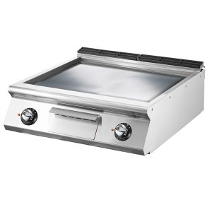 Fry-top elettrico versione top, piastra liscia
