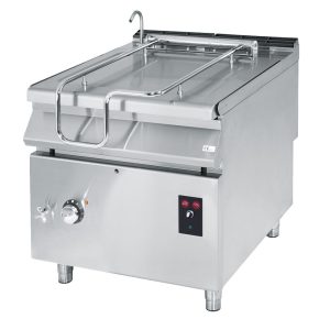 Brasiera ribaltabile elettrica, capacità 60 litri, vasca inox motorizzata