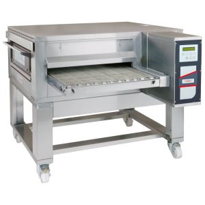 Forno a tunnel ventilato elettrico con base su ruote, digitale, max 155 pizze/h – CAD0009