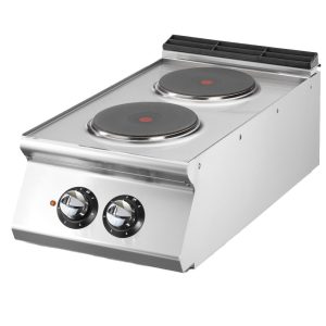 Cucina elettrica, versione top, 2 piastre in ghisa