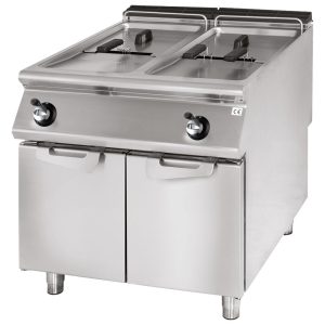 Friggitrice gas, capacità 2x 13 litri