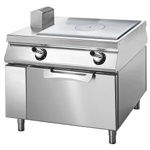 Virtus 1100 – Tuttapiastra gas su forno gas statico, comandi 2 lati – VS110100TPFG