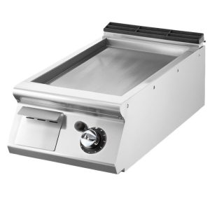 Fry-top gas versione top, piastra liscia