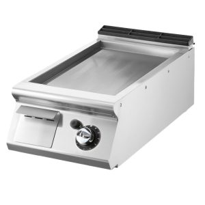 Fry-top gas versione top, piastra liscia