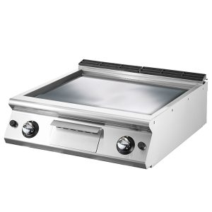 Fry-top gas versione top, piastra liscia