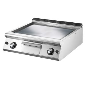 Fry-top gas versione top, piastra liscia