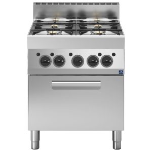 Cucina a gas, 4 fuochi, 1 forno a gas