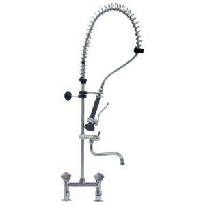 OEM – doccione per stoviglie su miscelatore biforo con canna girevole, attacco 1/2 – GDZ0012/G