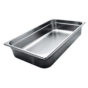 Virtus – Bacinella GN in inox, GN 1/1 h=100 mm – 9911.4