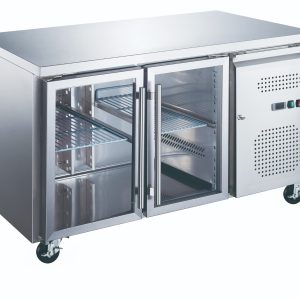 Frigorifero da Banco - 136cm - 2 Porte in Vetro – Maxima 09400401