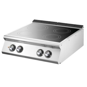 Cucina induzione da banco, 4 zone di cottura Ø 220 mm ciascuna 5,0 kW