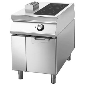 Virtus 900 – Cucina induzione da 2 piastre su vano con porte, comandi 2 lati – VS11060IND
