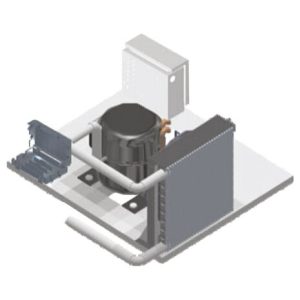 Mastro GO – Unità condensatrice incorporata ad aria per tavoli freezer 2 vani, max. 5 mt. - R452A – 10199071/FBT