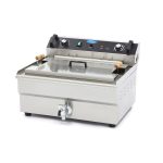 Friggitrice – 30L – 1 Cestello – con Rubinetto di Scarico – Maxima 09365021