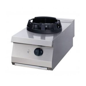 Piano Cottura Wok - Anello di Cottura Ø28,5cm - Unità Singola - Profondità 70cm - Gas – Linea Heavy Duty – Maxima 09396004