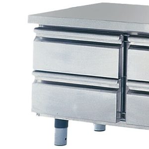 Virtus 700 – Kit cassetti da 2x 1/2 per basi refrigerate da 700 mm, h=100 mm – Z/CU700