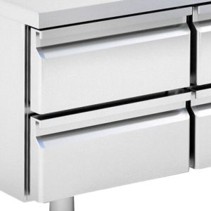 Virtus – kit cassetti da 2x 1/2 per basi refrigerate, h=100 mm – Z/CU12F