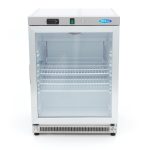 Frigorifero – 200L – Acciaio Inox – con Porta in Vetro – Maxima 09405010