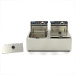 Friggitrice – 2 x 6L – 2 Cestelli – fino a 2,4kg di Patatine Fritte – Maxima 09364951