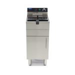 Friggitrice – 16L – 1 Cestello – con Rubinetto di Scarico e Base Armadiata – 400V – Maxima 09365155