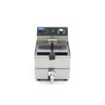 Friggitrice – 10L – 1 Cestello – con Rubinetto di Scarico – Maxima 09365228