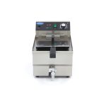Friggitrice – 13L – 1 Cestello – con Rubinetto di Scarico – Maxima 09365230