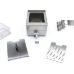 Friggitrice – 10L – 1 Cestello – con Rubinetto di Scarico – Maxima 09365228