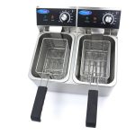 Friggitrice – 2 x 4L – 2 Cestelli – fino a 1,5kg di Patatine Fritte – Maxima 09365212