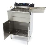 Friggitrice – 30L – 1 Cestello – con Rubinetto di Scarico e Base Armadiata – Maxima 09365232