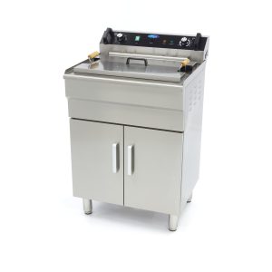 Friggitrice - 35L - 1 Cestello - con Rubinetto di Scarico - 400V – Maxima 09365233