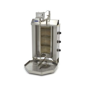 Griglia Kebab - 3 Bruciatori - 30kg di Carne - Gas – Maxima 09370225