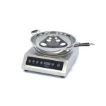 Piano Cottura Wok – Anello di Cottura Ø28cm – 3500W – Induzione – Maxima 09371050