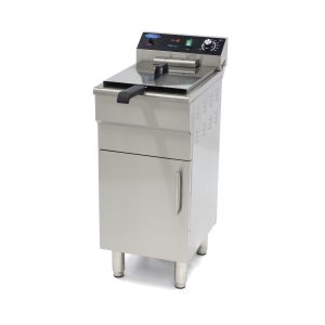 Friggitrice - 16L - 1 Cestello - con Rubinetto di Scarico e Base Armadiata - 400V – Maxima 09365155