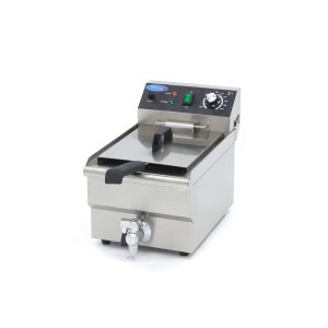 Friggitrice - 10L - 1 Cestello - con Rubinetto di Scarico – Maxima 09365228
