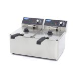 Friggitrice – 2 x 8L – 2 Cestelli – fino a 2,8kg di Patatine Fritte – Maxima 09365225