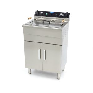 Friggitrice - 30L - 1 Cestello - con Rubinetto di Scarico e Base Armadiata – Maxima 09365232