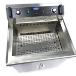 Friggitrice – 35L – 1 Cestello – con Rubinetto di Scarico – 400V – Maxima 09365233