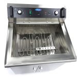 Friggitrice – 35L – 1 Cestello – con Rubinetto di Scarico – 400V – Maxima 09365233