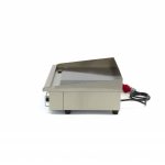 Piastra – Mezza Scanalato – 73cm – incl. Vassoio di Raccolta – 400V – Maxima 09300080