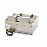 Friggitrice – 2 x 10L – 2 Cestelli – con Rubinetto di Scarico – 400V – Maxima 09391650