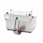 Friggitrice – 30L – 1 Cestello – con Rubinetto di Scarico – Maxima 09365021
