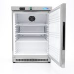 Frigorifero – 200L – 3 Ripiani Regolabili – Acciaio Inox – Maxima 09405004