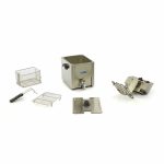 Friggitrice – 8L – 1 Cestello – con Rubinetto di Scarico – Maxima 09300415