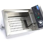 Friggitrice – 13L – 1 Cestello – con Rubinetto di Scarico – Maxima 09365230